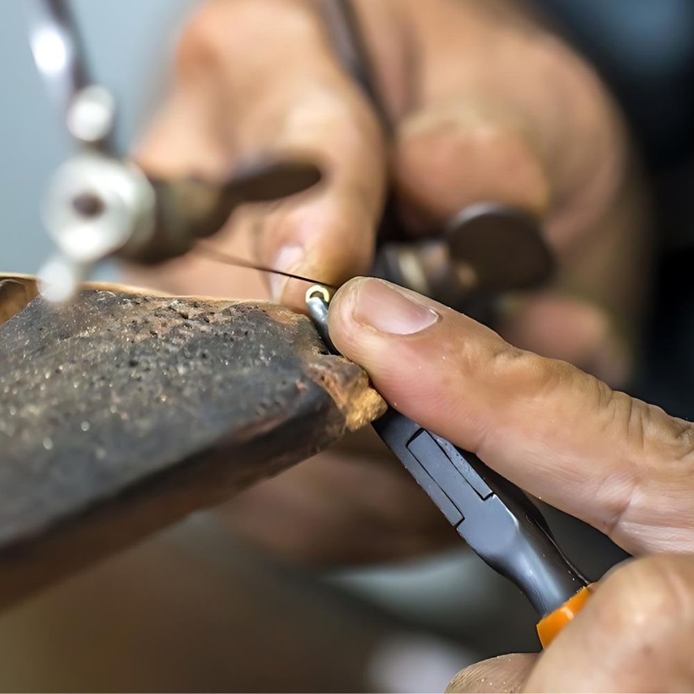 showcasing the journey into craftsmanship and style, with a focus on Naude Bourn's commitment to sustainable, handcrafted jewelry.